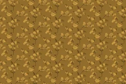 Bountiful Medium Florals on Shrub Green