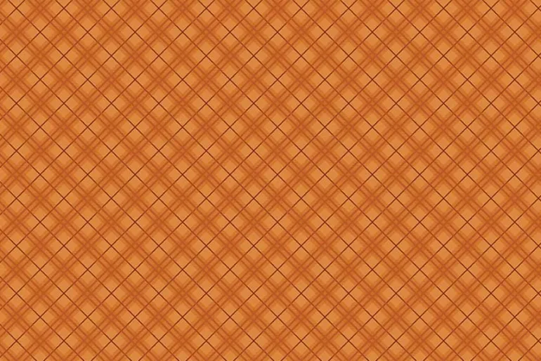Bountiful Plaid in Autumn Orange