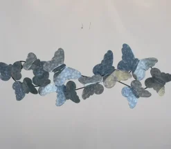 Brushed Metal Butterflies – 11-Piece Wall Art
