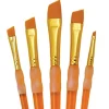 Brush Set – Deluxe Angular 6 Piece