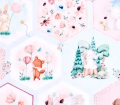 Bunny Blossom Hexies Digital Cuddle