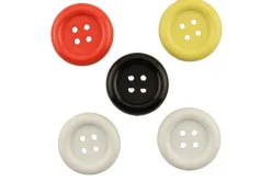 Buttons Galore Black Big ‘ol Buttons 5 Count