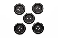 Buttons Galore Black Big ‘ol Buttons 5 Count