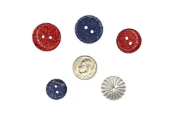 Buttons Galore Button Basics Patriotic Mix
