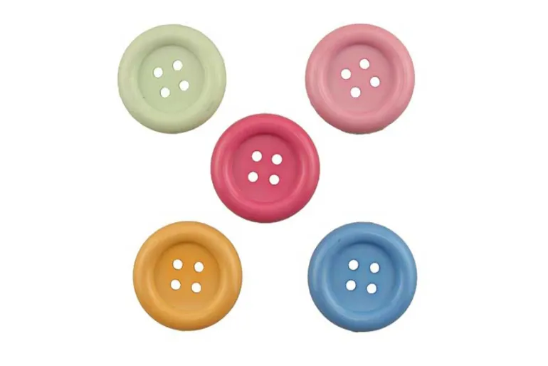 Buttons Galore Doo Wop Big ‘ol Buttons 5 Count
