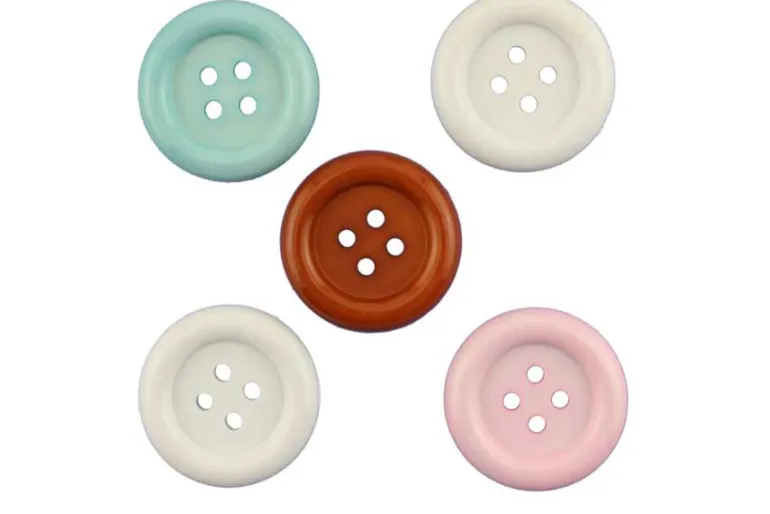 Buttons Galore Doo Wop Big ‘ol Buttons 5 Count