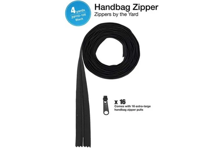 ByAnnie Zippers by the Yard Black #ZIPYD-105