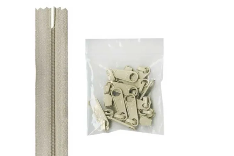 ByAnnie Zippers by the Yard Natural #ZIPYD-130