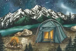 Camping in the Pacific Northwest – 150 Piece Micro Puzzle