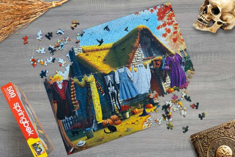 Candy Quest 500-Piece Halloween Puzzle