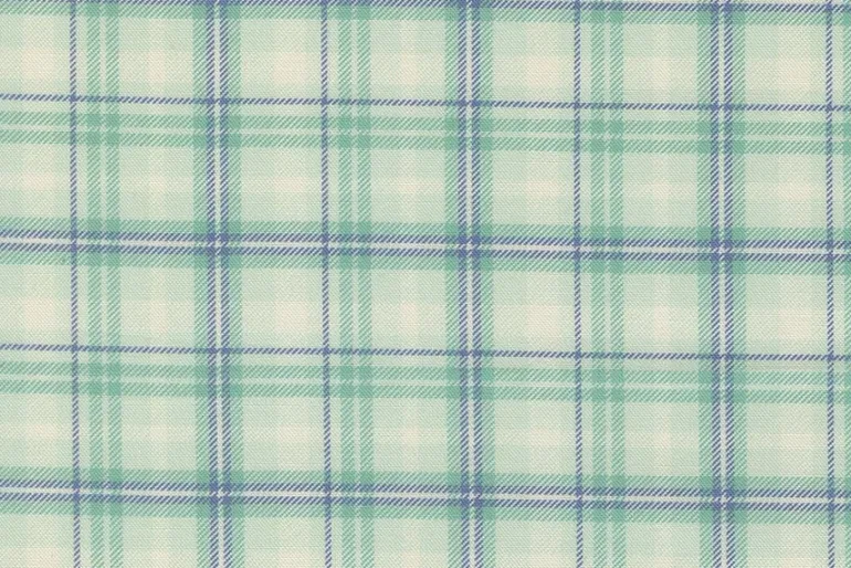 Cannon Beach Plaid on Aqua