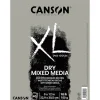 Canson XL Dry Mixed Media Pad – 9-inch x 12-inch – Gray – 40 Sheets