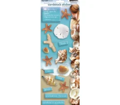 Cardstock Sticker – Beach