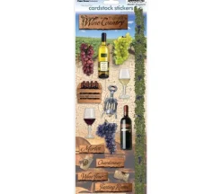 Cardstock Sticker – Wine Country