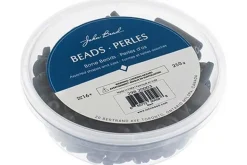 Carved Bone Bead Mix, Multicolor, 250g