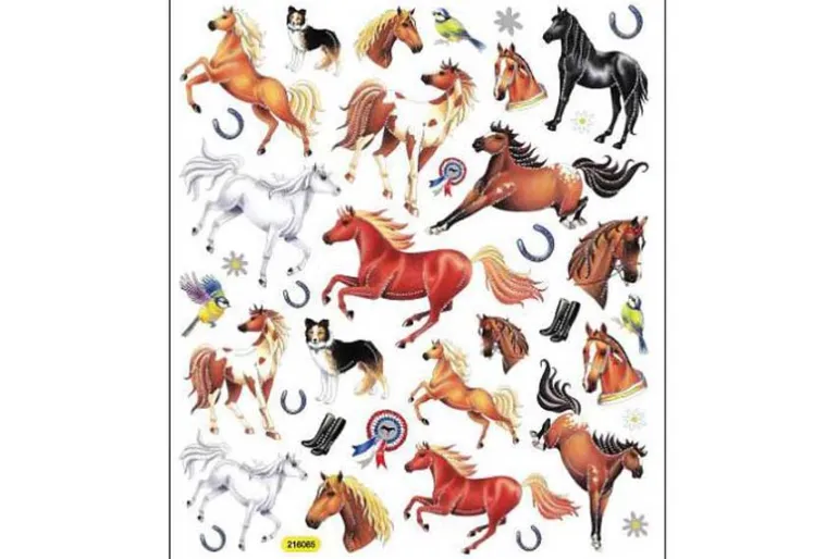 Cat & Hearts Sticker Sheet