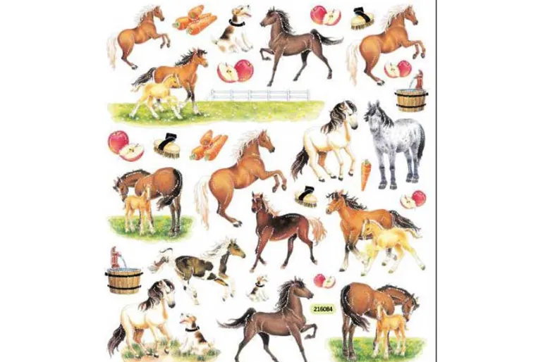 Cat & Hearts Sticker Sheet