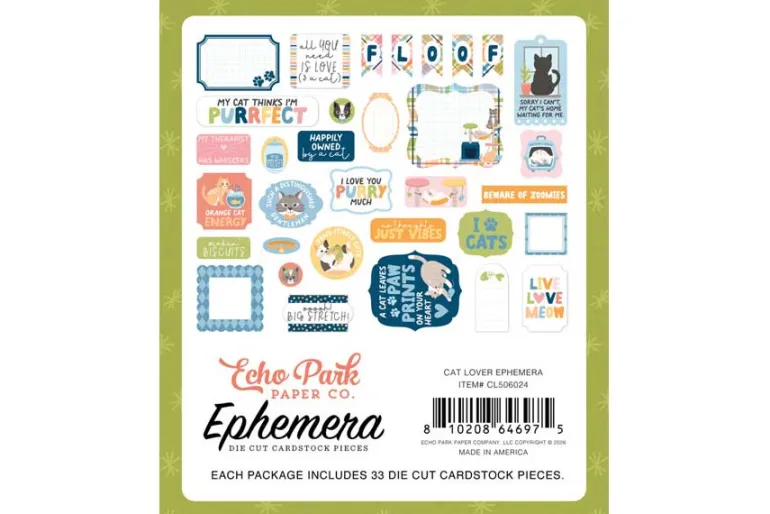 Cat Lover Ephemera