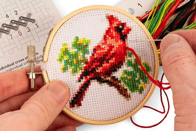 Cat Mini Cross Stitch Kit