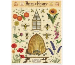 Cavallini Puzzle – Vintage Wildflowers – 1000 Piece