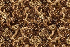 Cedar & Sage 9 Tree Picture Panel in black 36-inches by 44-inches