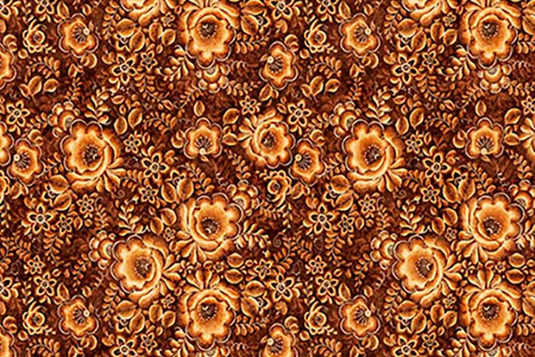 Cedar & Sage Woodland Floral in Forest Green