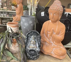 Cement Buddha Pot