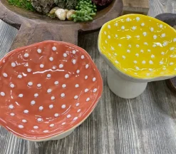 Ceramic Mushroom – 1 Piece – Color Shipped is Randomly Picked