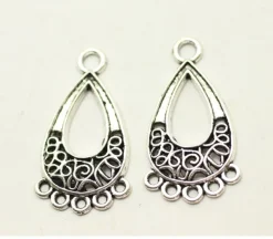 Chandelier Drop – Antique Silver Plated