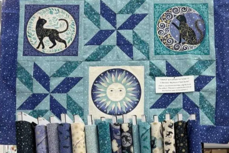 Charmed Twilight Cats and Moons on Cream
