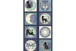 Charmed Twilight Cats and Moons on Cream