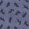 Charmed Twilight Cats and Moons on Blue