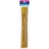 Chenille Stems – 6mm. – Gold – 25 Pieces
