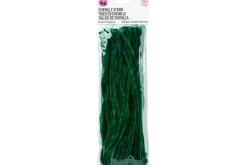 Chenille Stems – 6mm 12″ – 100pc. – Kelly Green