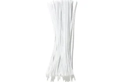 Chenille Stems – 3mm 12″ – 25pc. – White