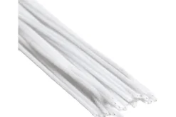 Chenille Stems – 3mm 12″ – 25pc. – White
