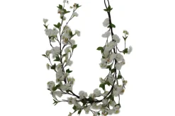5′ Cherry Blossom Garland, Cream