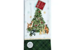Chickadee Waffle Towel