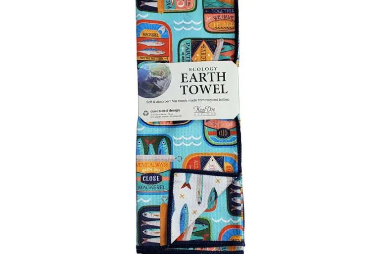 Chickadee Waffle Towel