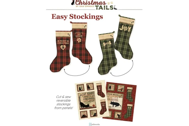 Christmas Tails Dog Rules Panel 36-inches by 43-inches