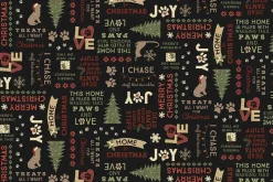 Christmas Tails 10-inch Squares Layer Cake Pack, 42 count