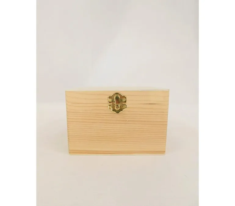 Cigar Box with Gold Latch – Medium