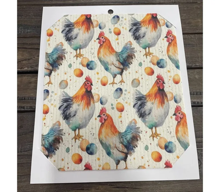 CJ Bella Swedish Towel – Funny Rooster