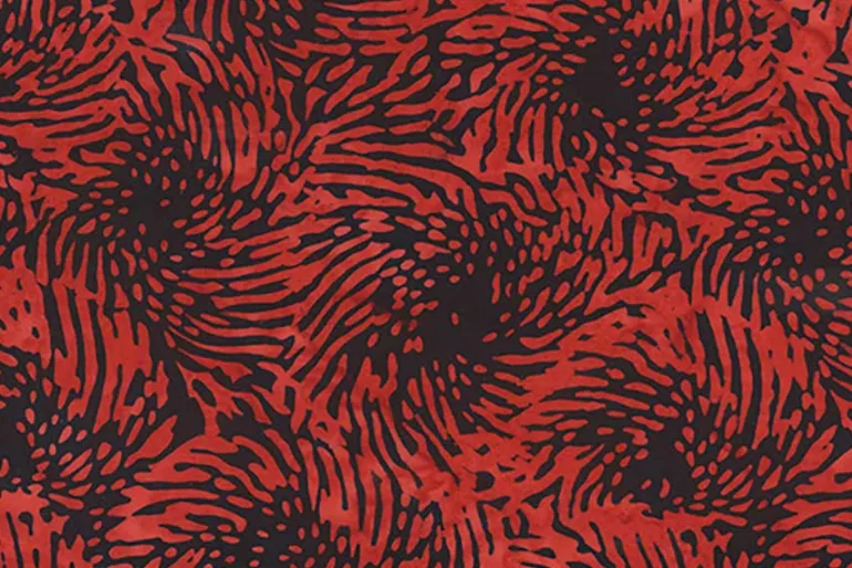 Claret Batks Lotus in Merlot