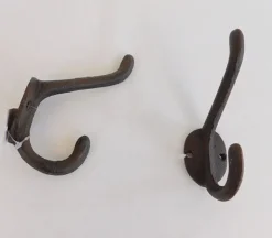 Classic Brown Iron Double Hook