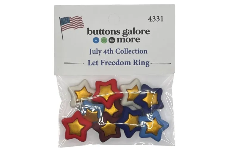 Classic Stars Novelty Buttons
