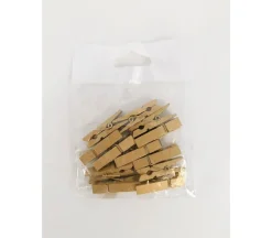 Clothespins – Gold 1.38-inch – 12 Piece