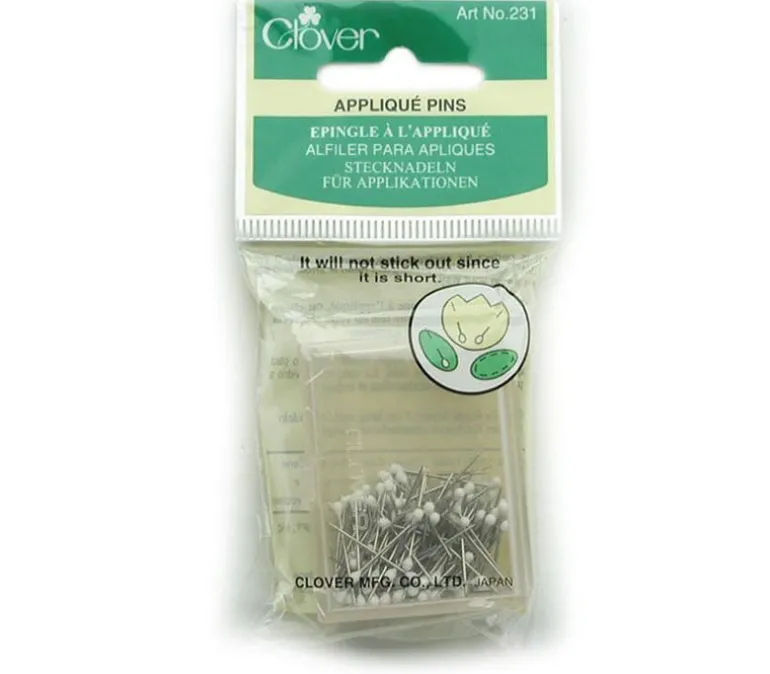 Clover Applique Pins – 120 Piece