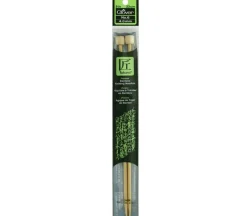 Clover Bamboo Knitting Needle – Single Point – 9-inch – Size 6
