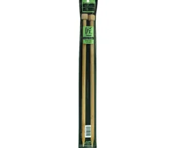 Clover Bamboo Knitting Needle – Single Point – 14-inch – Size 15